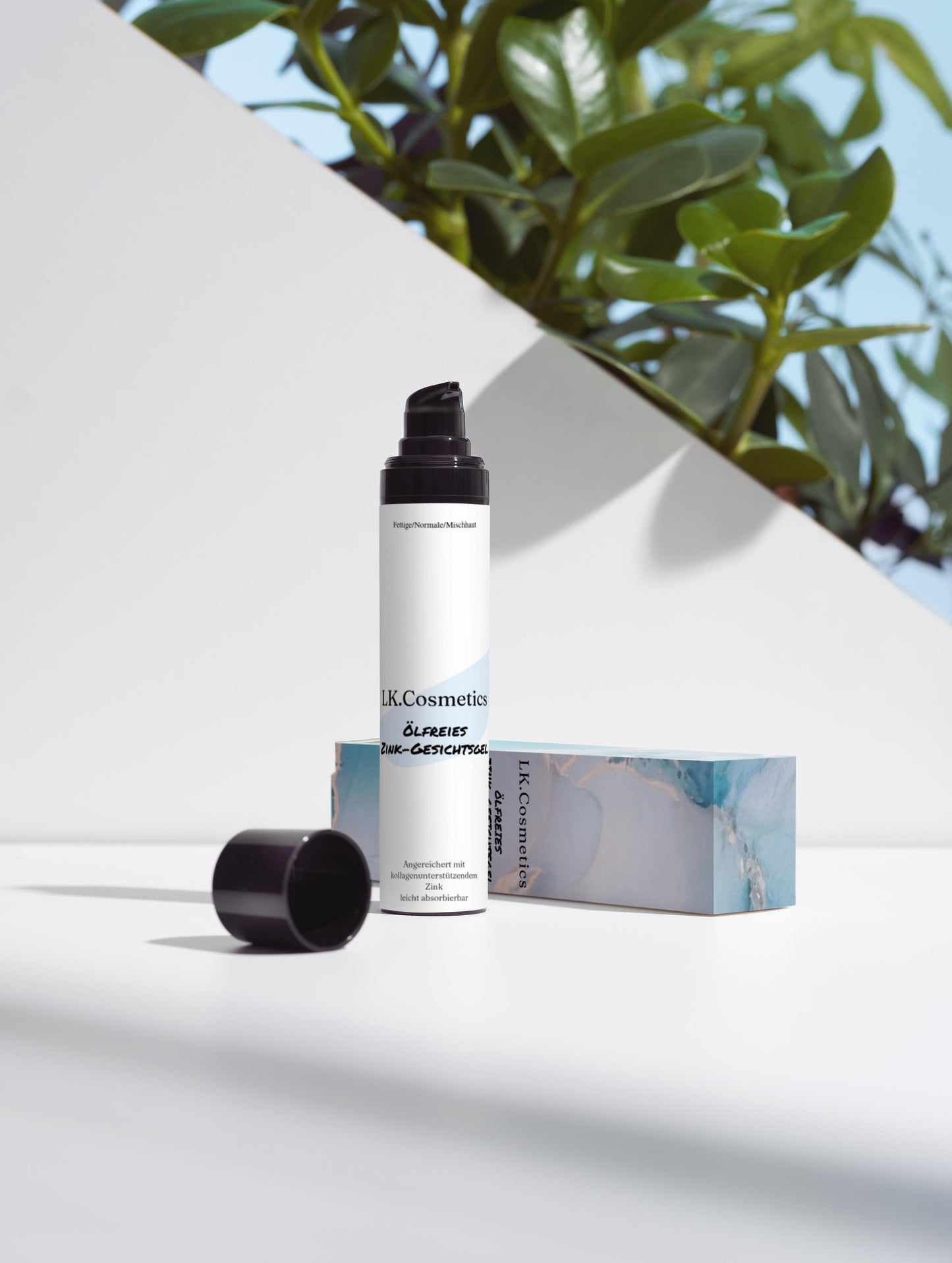 Ölfreies Zink-Gesichtsgel